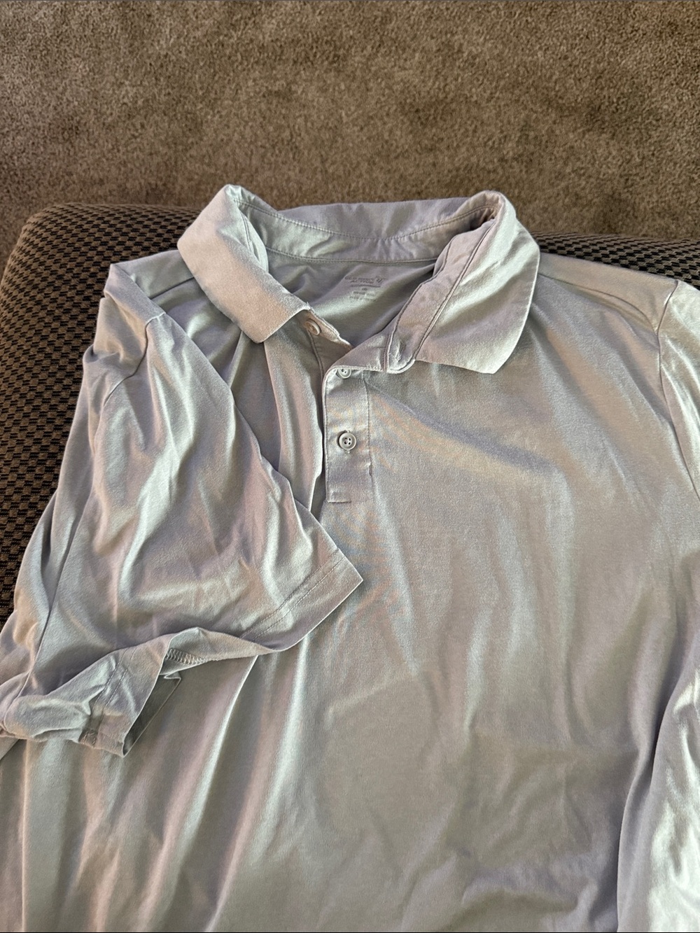 Men's Light Blue Polo Shirt - Classic Short Sleeve